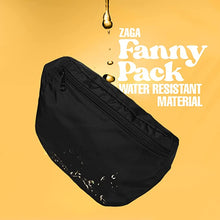 Load image into Gallery viewer, Fanny Pack / Premium Nylon Pack / Water Resistant Pouch / Black / Made In USA