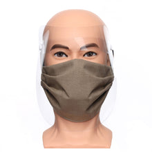 Load image into Gallery viewer, Reusable Face Mask - Mens - LG -XL - Black Elastic