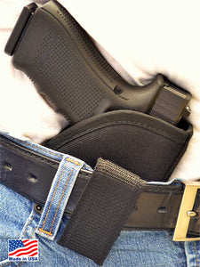 Inside Waist Band Holster-Large-Long-Automatic-With Fabric Covered Belt Clip System