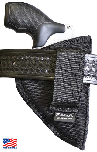 Inside Waist Band Holster - Small - Revolver - With Fabric Covered Belt Clip System
