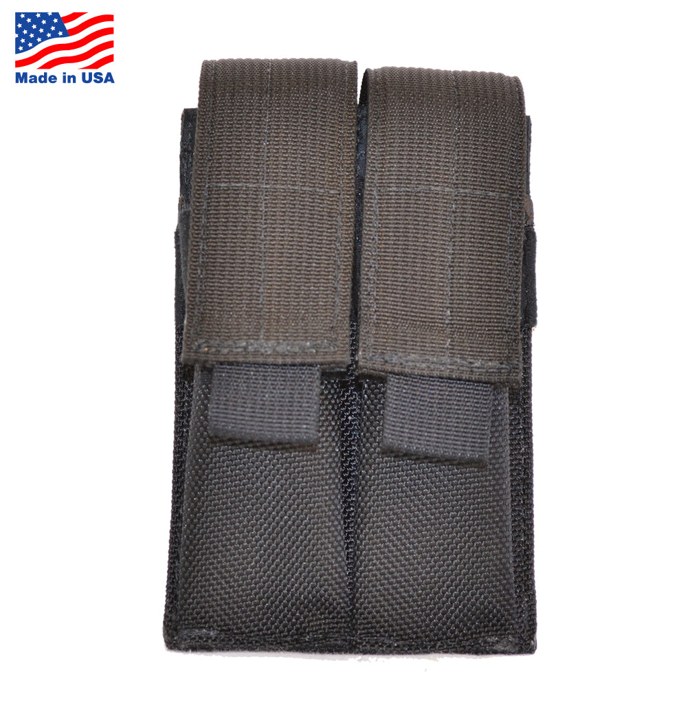 Double Mag Pouch, Pistol , Molle Attachment , Ballistic Nylon