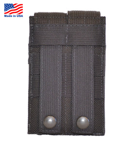 Double Mag Pouch, Pistol , Molle Attachment , Ballistic Nylon