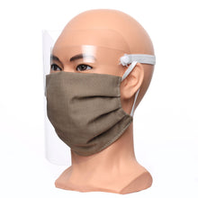 Load image into Gallery viewer, Reusable Face Mask - Mens - LG -XL - White Elastic