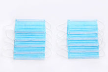 Load image into Gallery viewer, Disposable Blue Face Masks 10 Pack